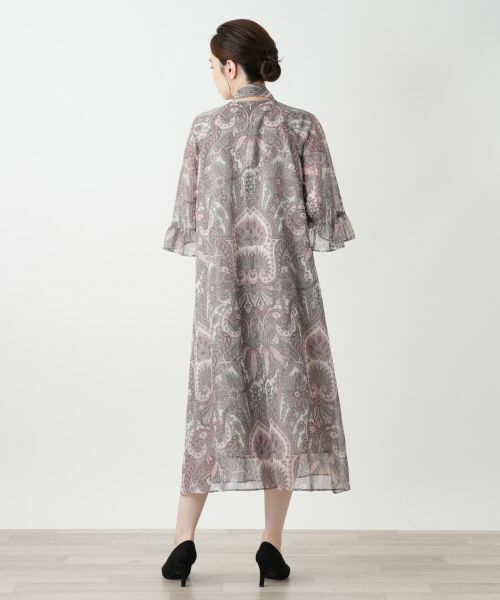 Leilian / レリアン ドレス | ペイズリー柄フレアワンピース | 詳細6