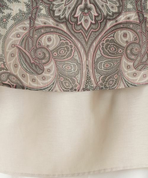 Leilian / レリアン シャツ・ブラウス | ペイズリー柄スキッパーブラウス | 詳細14