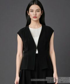 Leilian / レリアン テーラードジャケット | Vネックベスト
