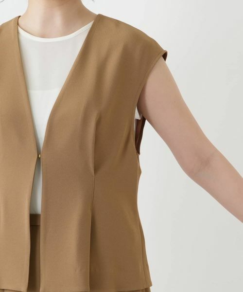 Leilian / レリアン テーラードジャケット | Vネックベスト | 詳細12