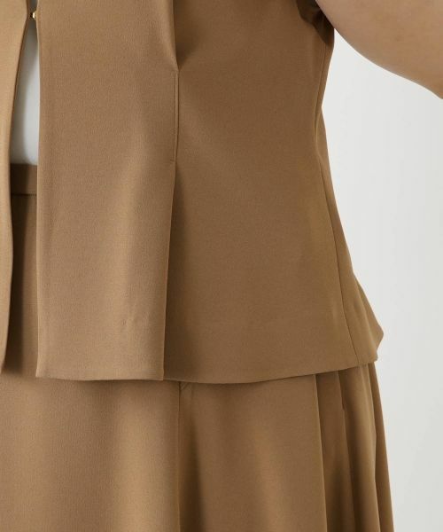 Leilian / レリアン テーラードジャケット | Vネックベスト | 詳細14