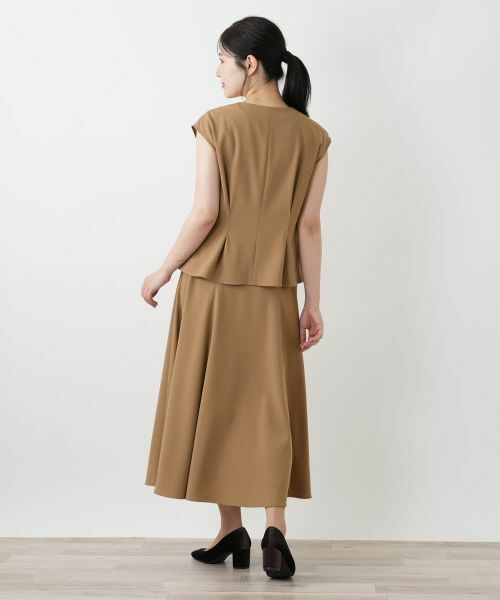 Leilian / レリアン テーラードジャケット | Vネックベスト | 詳細6