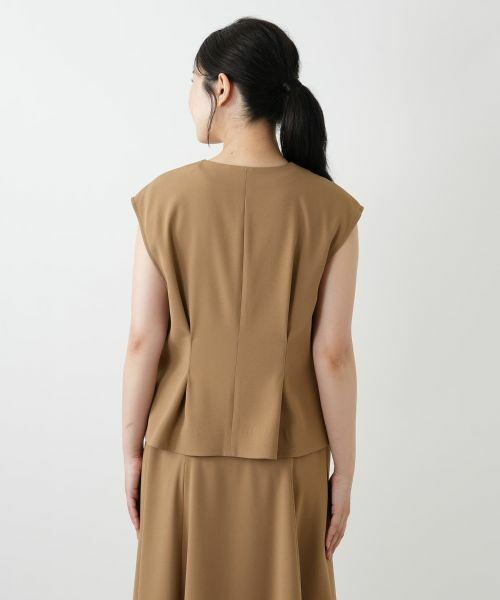 Leilian / レリアン テーラードジャケット | Vネックベスト | 詳細9