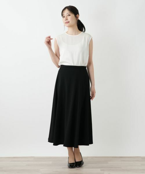 Leilian / レリアン ミニ・ひざ丈スカート | フレアロングスカート | 詳細1