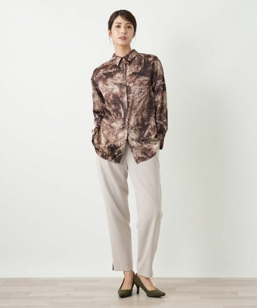 Leilian / レリアン シャツ・ブラウス | プリントシャツブラウス | 詳細4