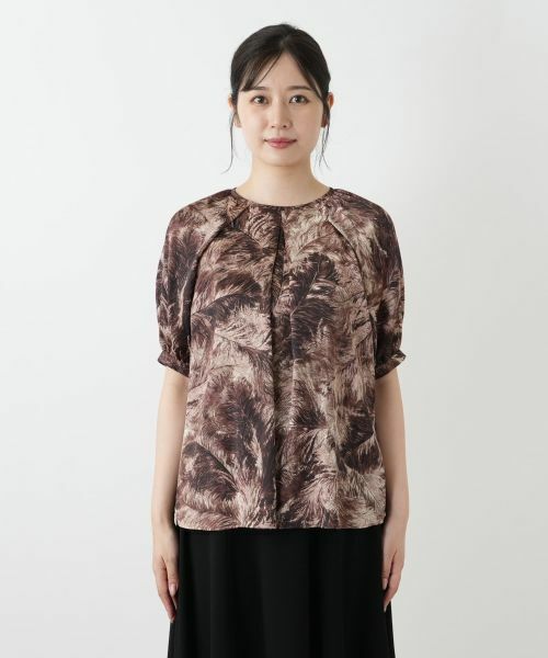 Leilian / レリアン シャツ・ブラウス | プリントブラウス | 詳細7