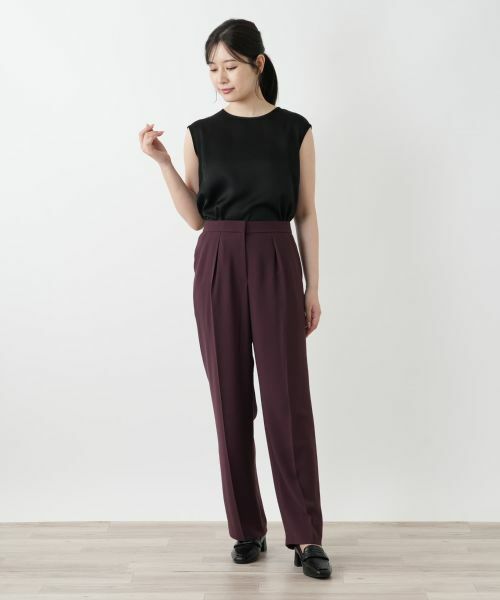 Leilian / レリアン その他パンツ | タックパンツ | 詳細4