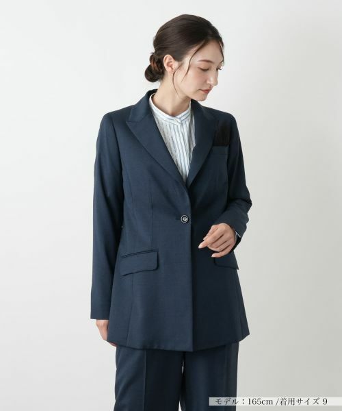 Leilian / レリアン テーラードジャケット | ブレザー(ブルー系)