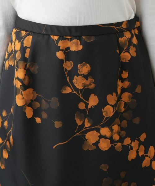 Leilian / レリアン ミニ・ひざ丈スカート | 花柄プリントスカート【Leilian WHITE LABEL】 | 詳細7