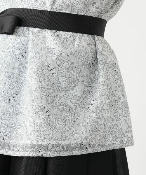 Leilian / レリアン シャツ・ブラウス | ボタニカル柄リボンブラウス | 詳細12