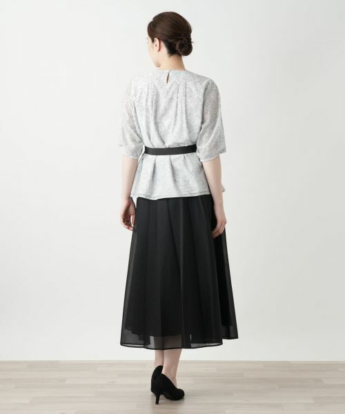 Leilian / レリアン シャツ・ブラウス | ボタニカル柄リボンブラウス | 詳細3