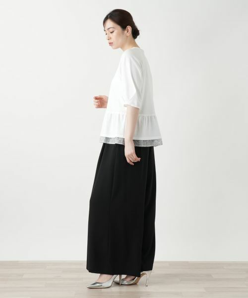 Leilian / レリアン カットソー | ペプラムカットソー | 詳細2