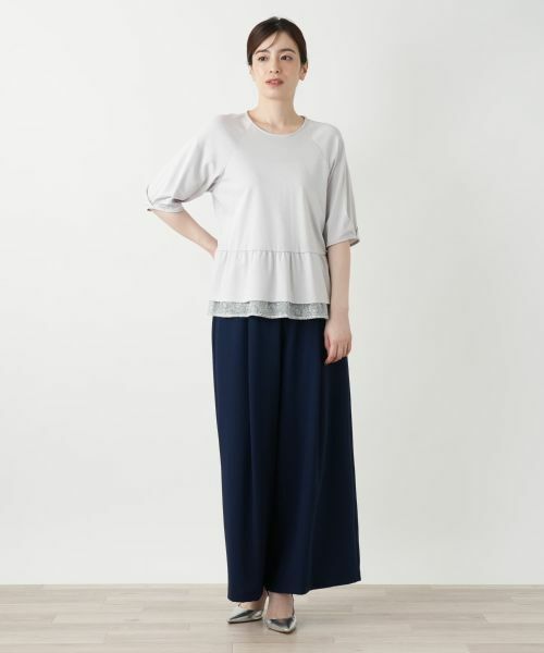 Leilian / レリアン カットソー | ペプラムカットソー | 詳細7