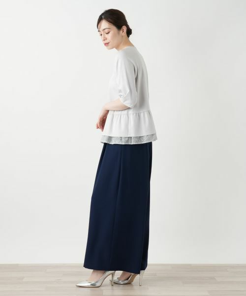 Leilian / レリアン カットソー | ペプラムカットソー | 詳細8