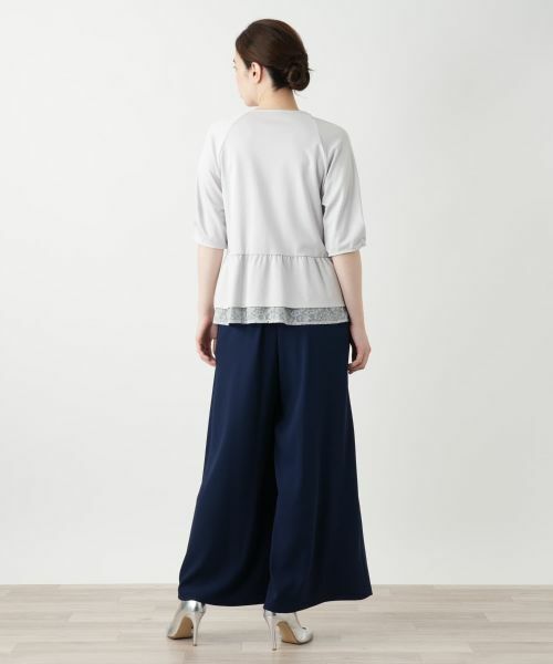 Leilian / レリアン カットソー | ペプラムカットソー | 詳細9