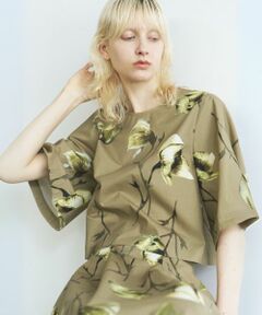 Leilian / レリアン シャツ・ブラウス | フラワープリントブラウス