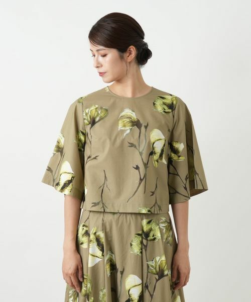 Leilian / レリアン シャツ・ブラウス | フラワープリントブラウス | 詳細4