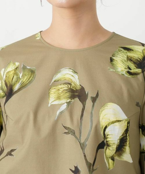 Leilian / レリアン シャツ・ブラウス | フラワープリントブラウス | 詳細7