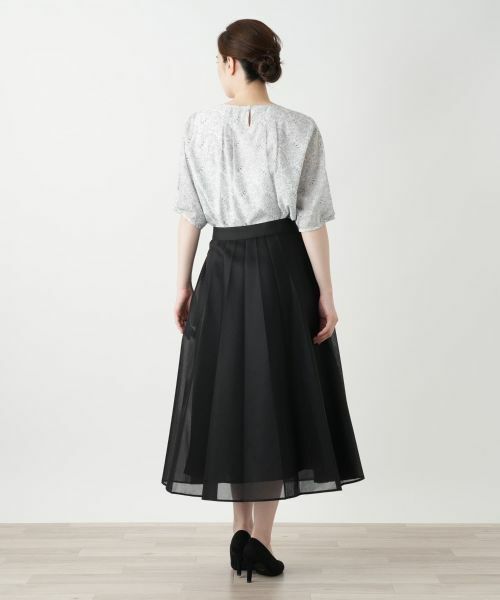 Leilian / レリアン ロング・マキシ丈スカート | シアープリーツスカート | 詳細3