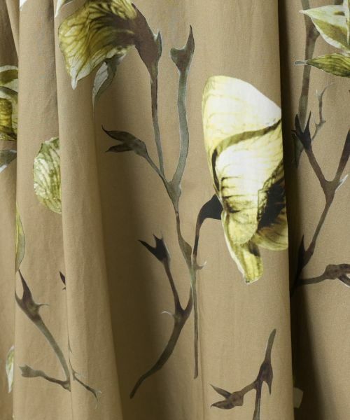 Leilian / レリアン ミニ・ひざ丈スカート | フラワープリントスカート | 詳細12