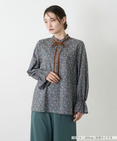 Leilian / レリアン シャツ・ブラウス | 小花柄ボウタイブラウス