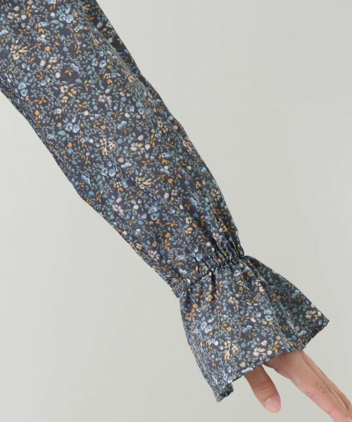 Leilian / レリアン シャツ・ブラウス | 小花柄ボウタイブラウス | 詳細14