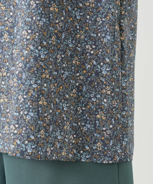 Leilian / レリアン シャツ・ブラウス | 小花柄ボウタイブラウス | 詳細15