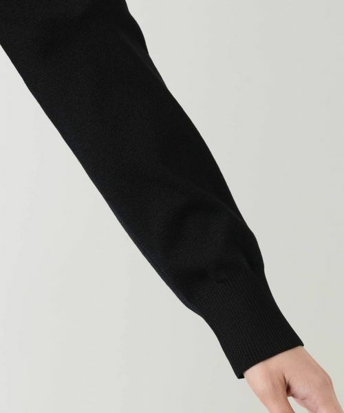 Leilian / レリアン カーディガン・ボレロ | ボタニカル柄切替カーディガン | 詳細9