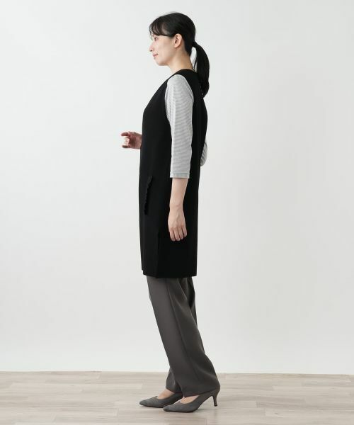 Leilian / レリアン テーラードジャケット | ロングベスト【Leilian WHITE LABEL】 | 詳細2