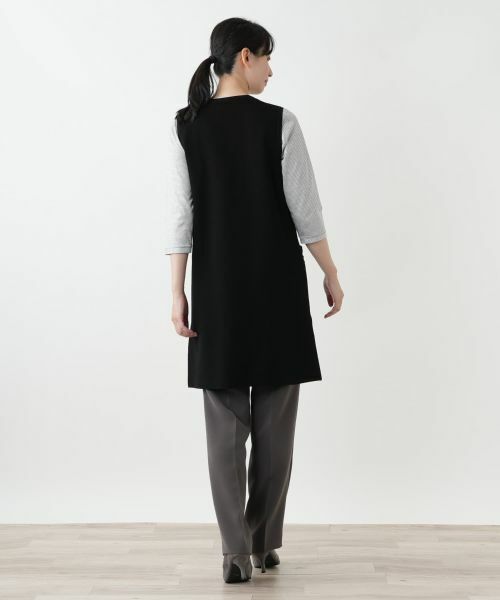 Leilian / レリアン テーラードジャケット | ロングベスト【Leilian WHITE LABEL】 | 詳細3