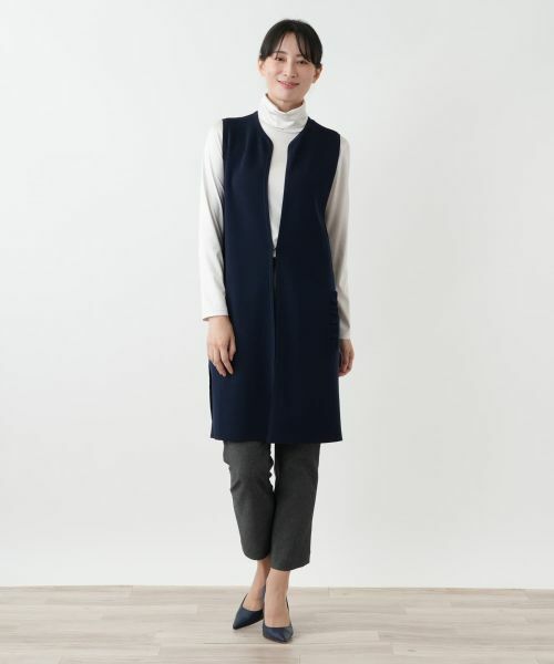 Leilian / レリアン テーラードジャケット | ロングベスト【Leilian WHITE LABEL】 | 詳細4