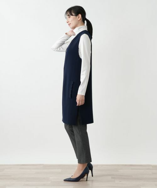 Leilian / レリアン テーラードジャケット | ロングベスト【Leilian WHITE LABEL】 | 詳細5