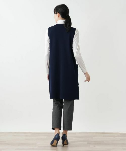 Leilian / レリアン テーラードジャケット | ロングベスト【Leilian WHITE LABEL】 | 詳細6