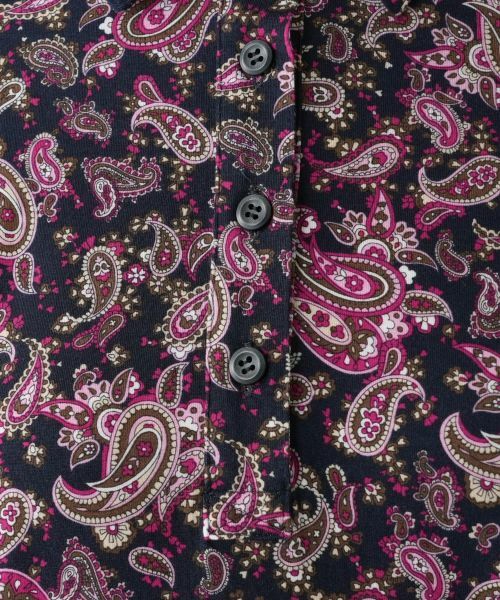 Leilian / レリアン ポロシャツ | ペイズリー柄ブラウス【Leilian WHITE LABEL】 | 詳細14