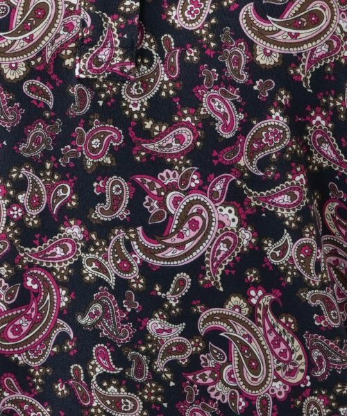 Leilian / レリアン ポロシャツ | ペイズリー柄ブラウス【Leilian WHITE LABEL】 | 詳細15