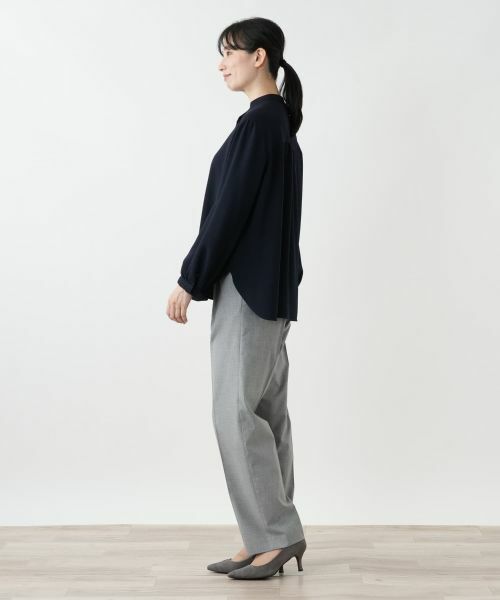 Leilian / レリアン シャツ・ブラウス | レーストリムブラウス【Leilian WHITE LABEL】 | 詳細2