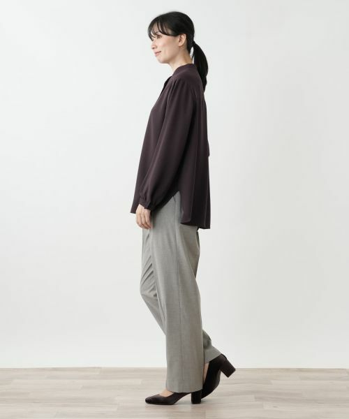 Leilian / レリアン シャツ・ブラウス | レーストリムブラウス【Leilian WHITE LABEL】 | 詳細5