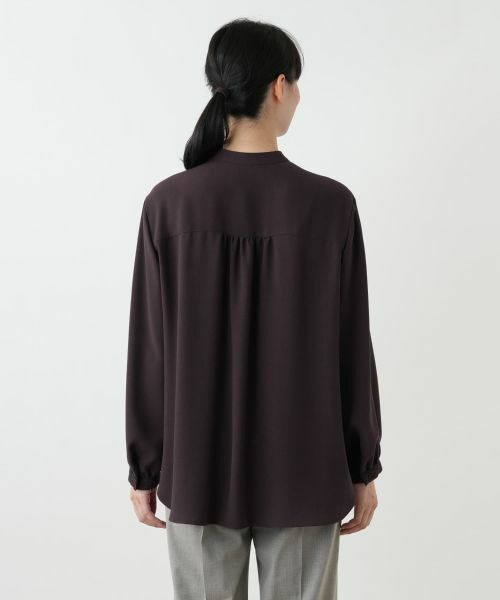 Leilian / レリアン シャツ・ブラウス | レーストリムブラウス【Leilian WHITE LABEL】 | 詳細9