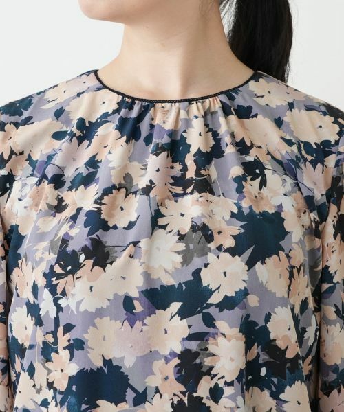 Leilian / レリアン ドレス | 花柄フレアワンピース【Leilian WHITE LABEL】 | 詳細10