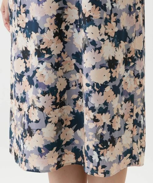 Leilian / レリアン ドレス | 花柄フレアワンピース【Leilian WHITE LABEL】 | 詳細13