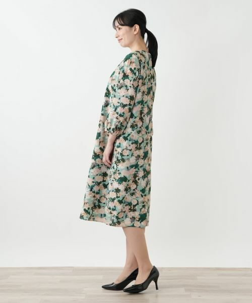 Leilian / レリアン ドレス | 花柄フレアワンピース【Leilian WHITE LABEL】 | 詳細2
