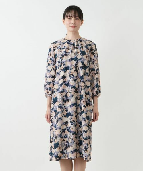 Leilian / レリアン ドレス | 花柄フレアワンピース【Leilian WHITE LABEL】 | 詳細7