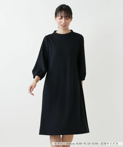 Leilian/レリアン フレアワンピース【Leilian WHITE LABEL】 ネイビー 9(M) Leilian/レリアン フレアワンピース【Leilian WHITE LABEL】 ネイビー 9(M)
