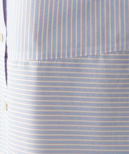 Leilian / レリアン シャツ・ブラウス | ストライプ切替ブラウス【MUSE BY ROCHAS Premiere】 | 詳細13