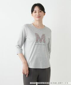 Leilian / レリアン カットソー | 刺繍ボーダーカットソー【MUSE BY ROCHAS Premiere】