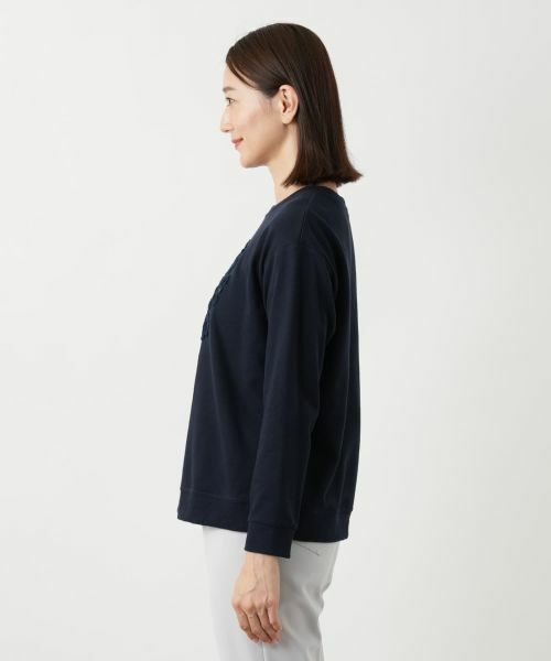 Leilian / レリアン スウェット | 刺繍プルオーバー【MUSE BY ROCHAS Premiere】 | 詳細8