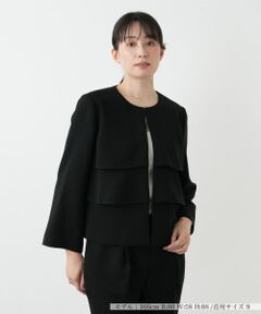 Leilian / レリアン テーラードジャケット | ティアードノーカラージャケット