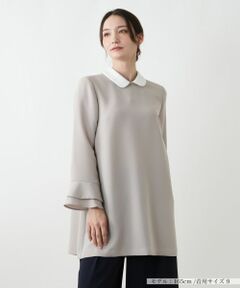 Leilian / レリアン シャツ・ブラウス | ラウンドカラーチュニックブラウス