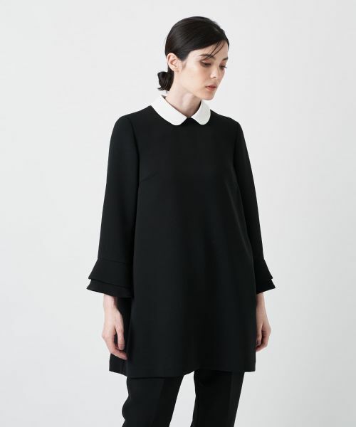 Leilian / レリアン シャツ・ブラウス | ラウンドカラーチュニックブラウス | 詳細1