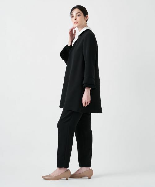 Leilian / レリアン シャツ・ブラウス | ラウンドカラーチュニックブラウス | 詳細10